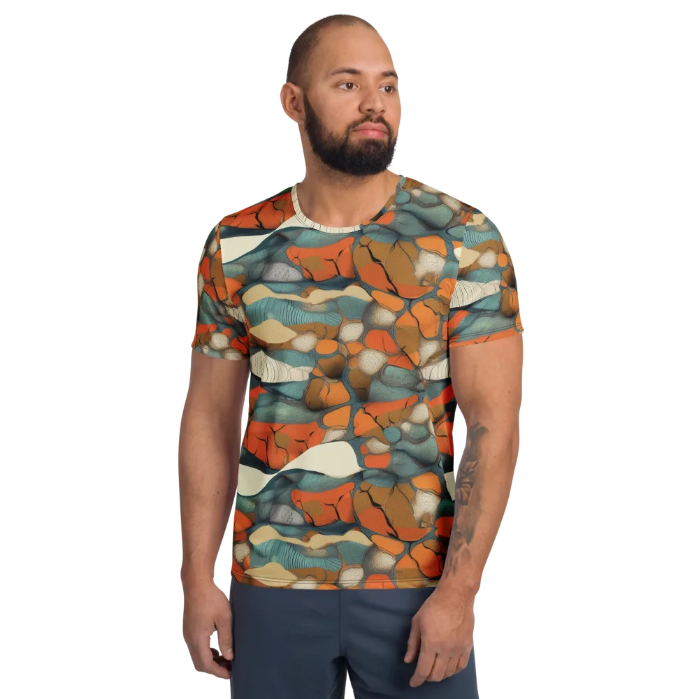 Tidal Cellwork on Men's Athletic T-Shirt — Front