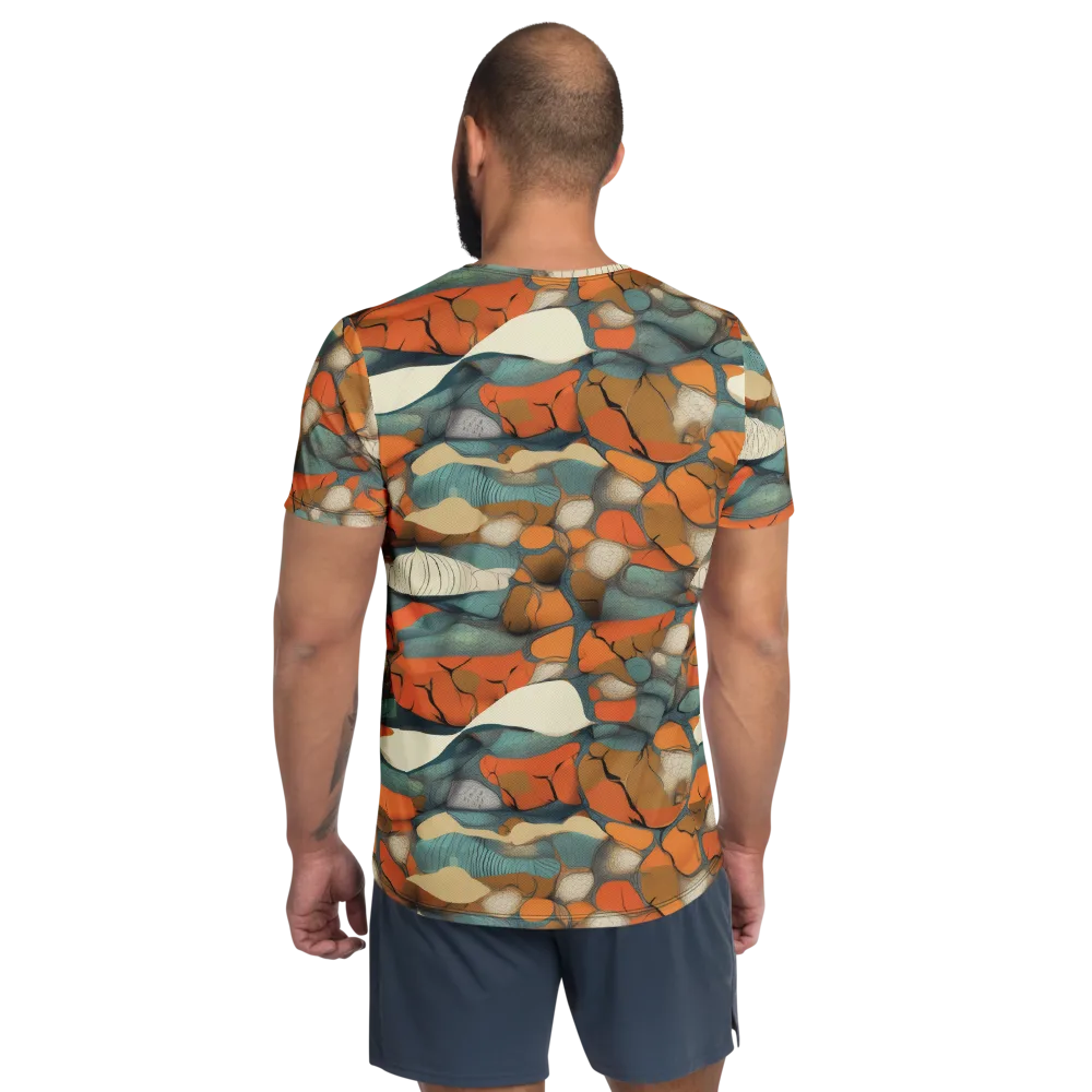 Tidal Cellwork on Men's Athletic T-Shirt — Back