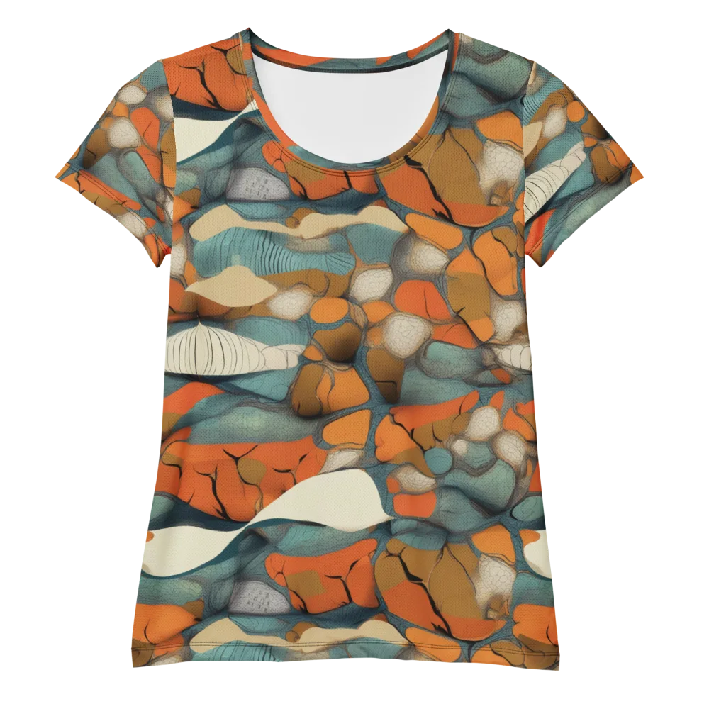 Tidal Cellwork on Women's Athletic T-Shirt — Front