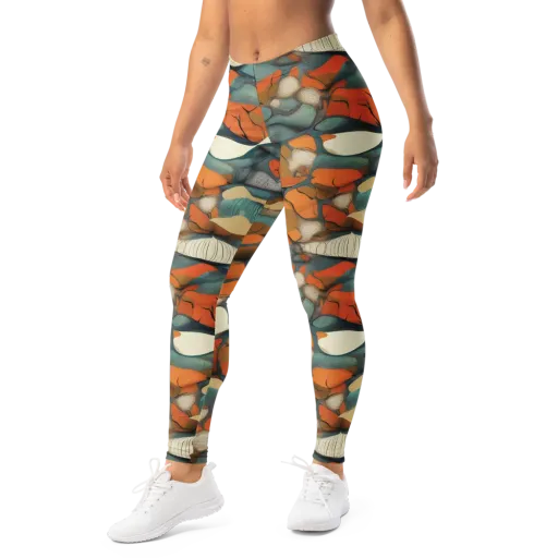 Tidal Cellwork on a Leggings