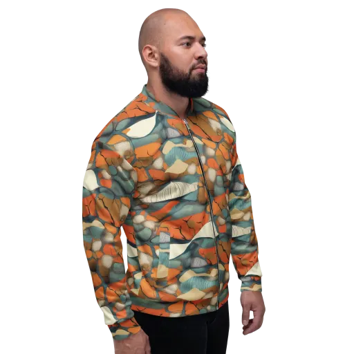 Tidal Cellwork on a Bomber Jacket