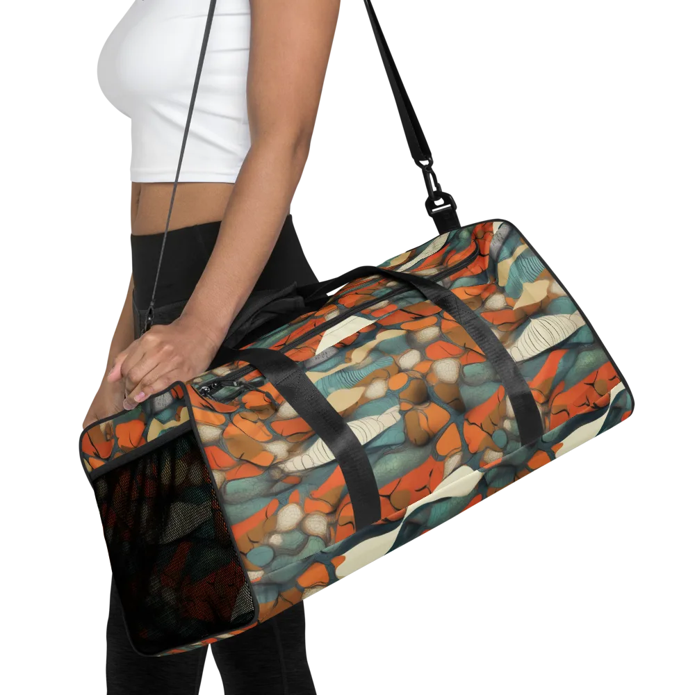 Tidal Cellwork on Duffle Bag — Front