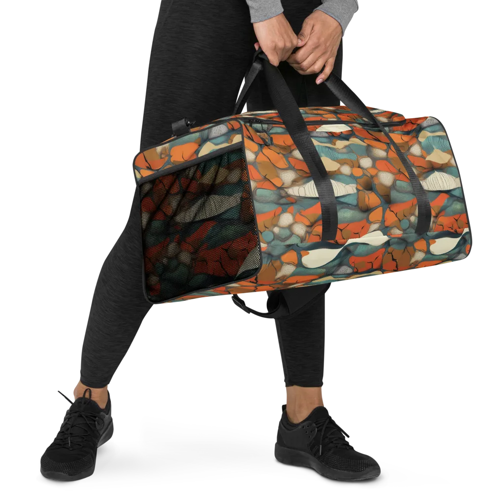 Tidal Cellwork on Duffle Bag — Right Front