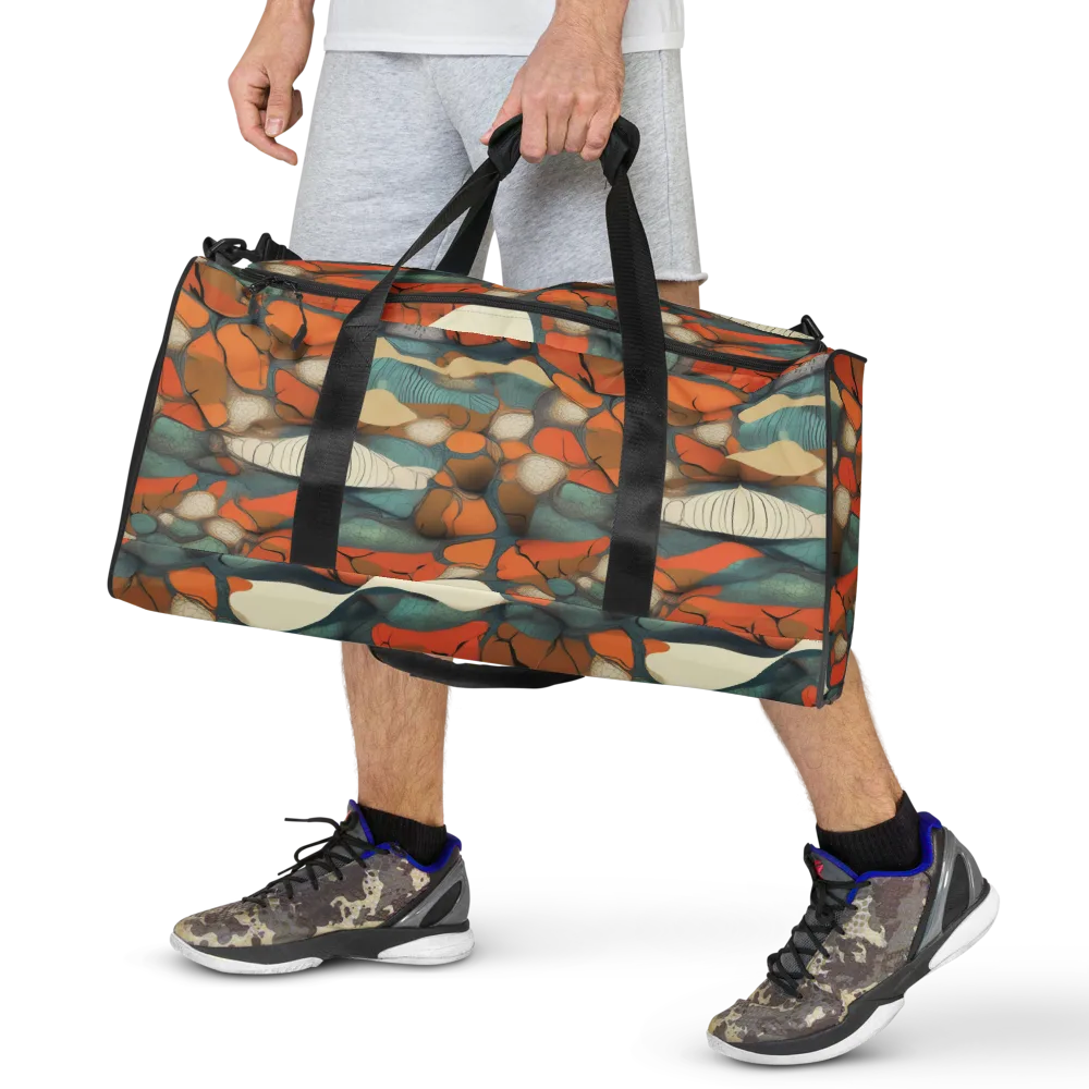 Tidal Cellwork on Duffle Bag — Front