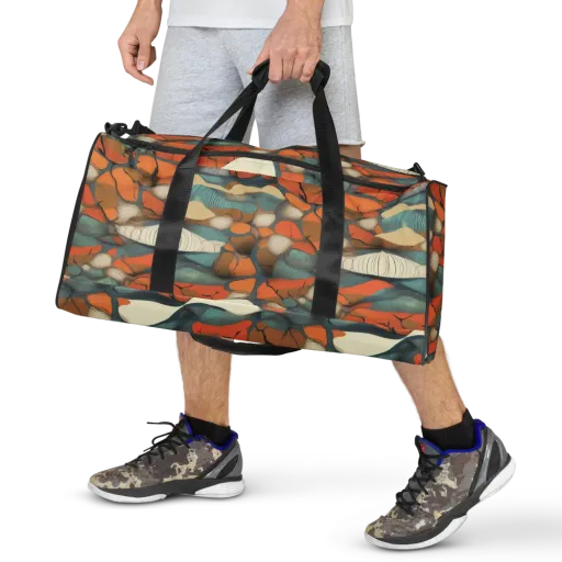 Tidal Cellwork on a Duffle Bag