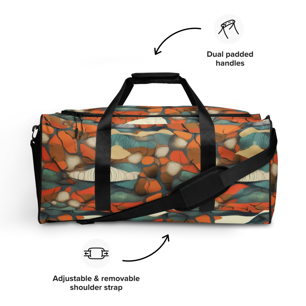 Tidal Cellwork on Duffle Bag — Front