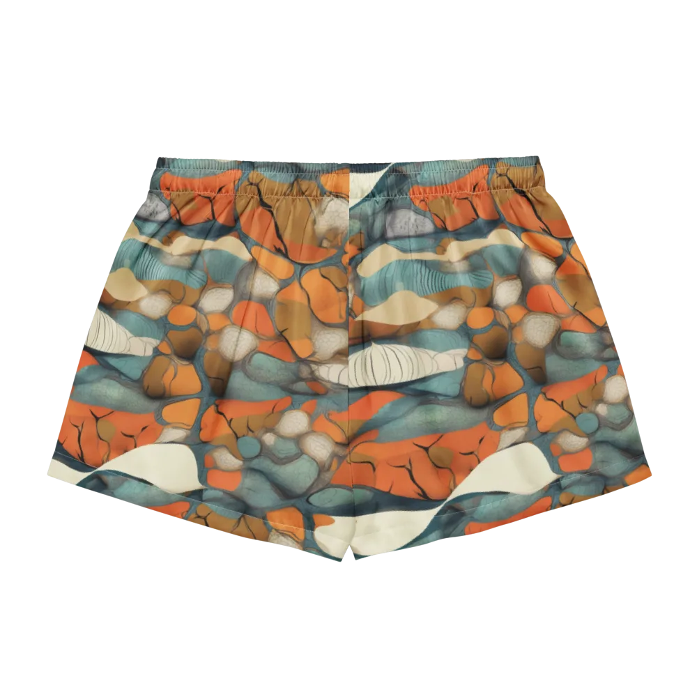 Tidal Cellwork on Women's Pajama Shorts — Back