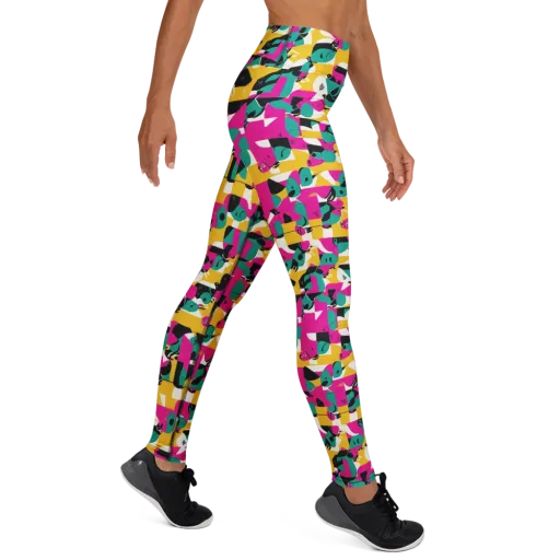 Parrot Parade on a Yoga Leggings