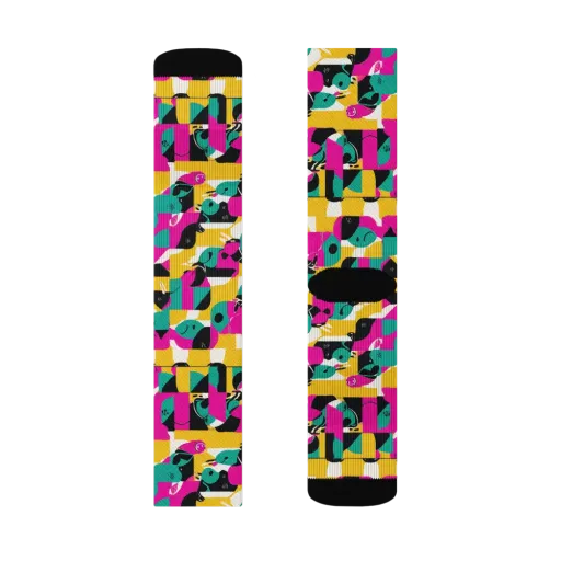 Parrot Parade on a Socks