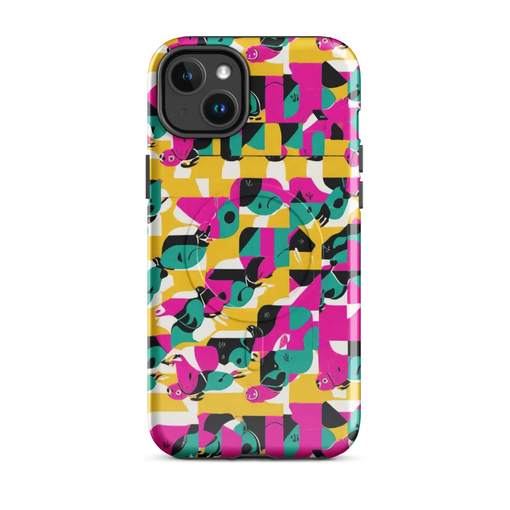 Parrot Parade on MagSafe Tough Case for iPhone® — Front
