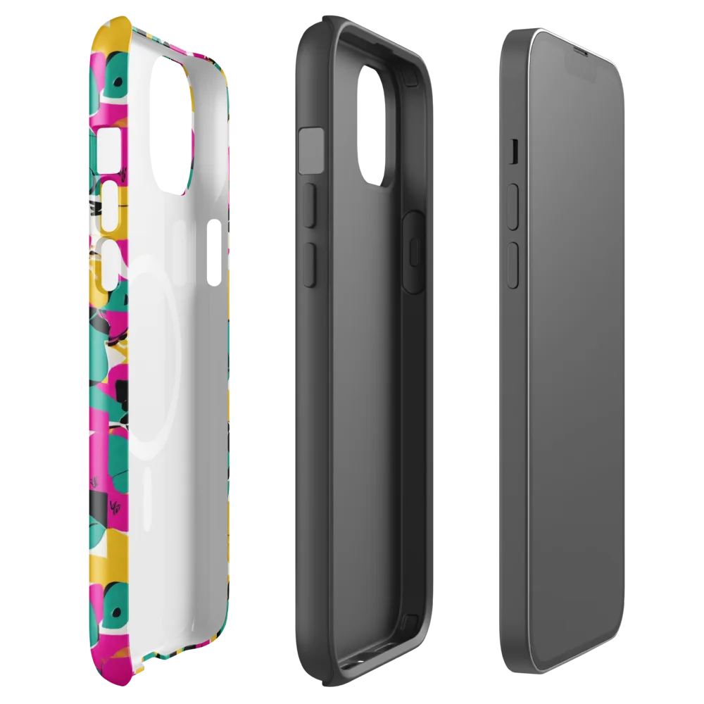 Parrot Parade on MagSafe Tough Case for iPhone® — Front