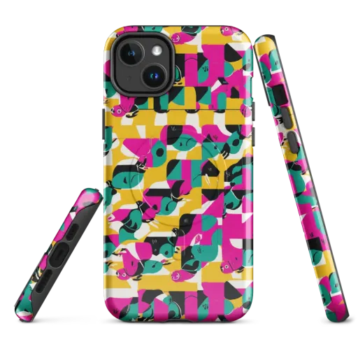 Parrot Parade on a MagSafe Tough Case for iPhone®