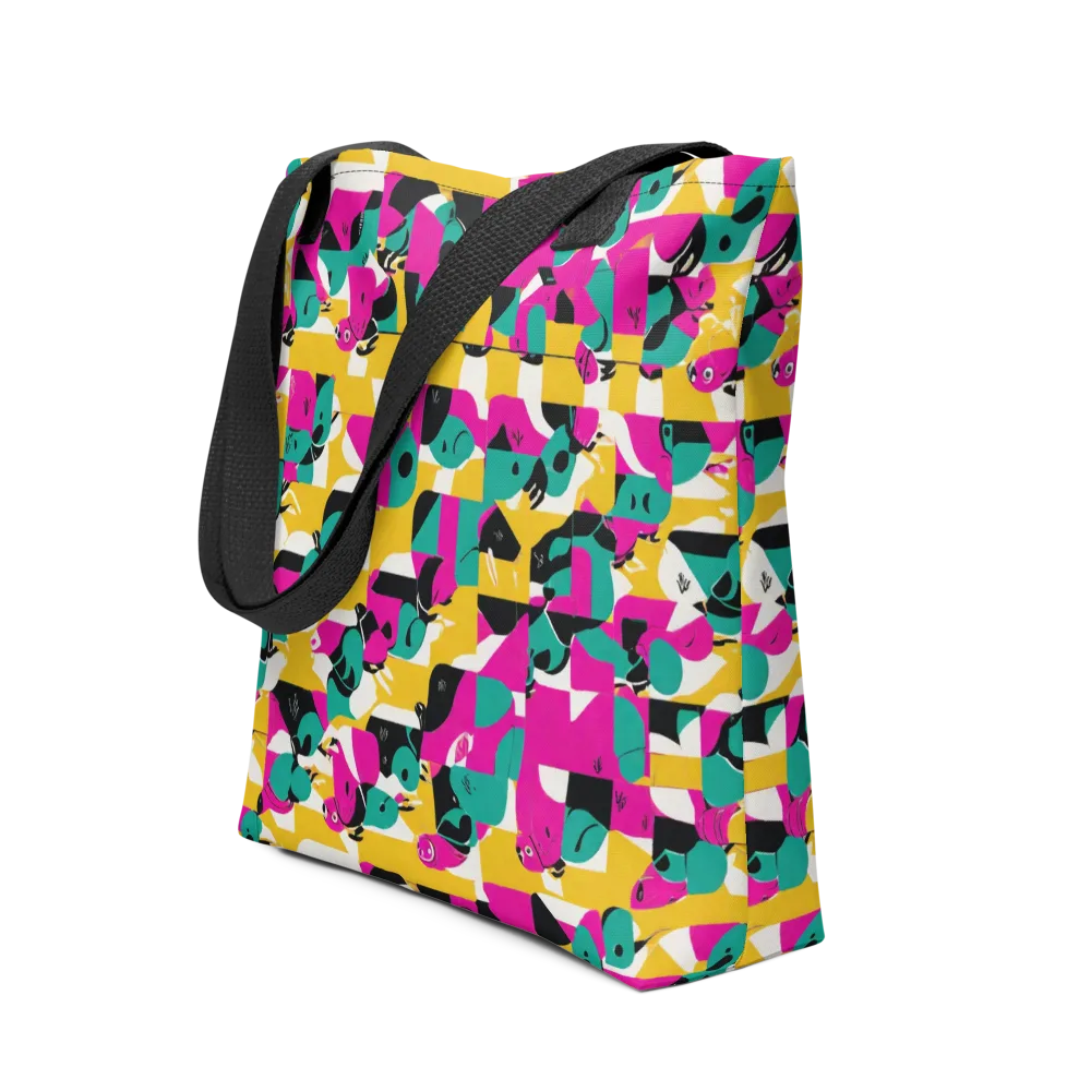 Parrot Parade on Tote Bag — Front