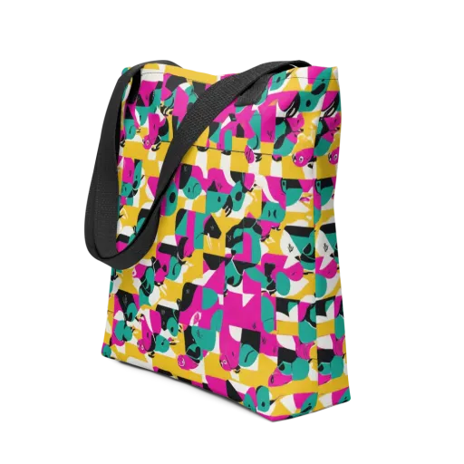 Parrot Parade on a Tote Bag
