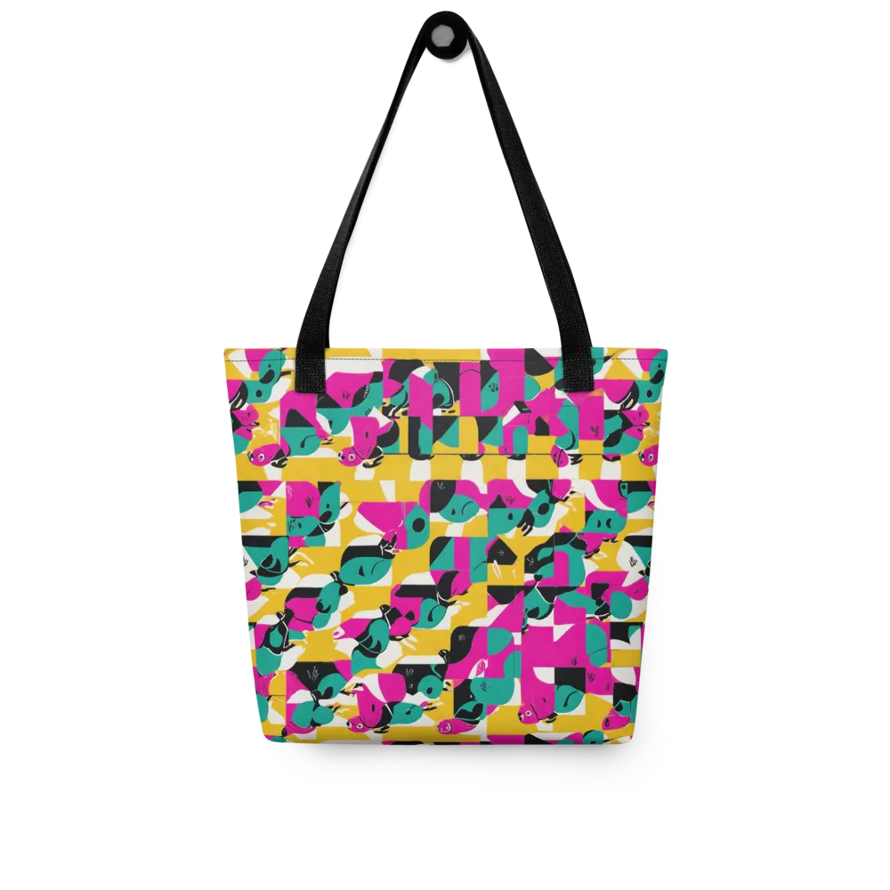 Parrot Parade on Tote Bag — Front