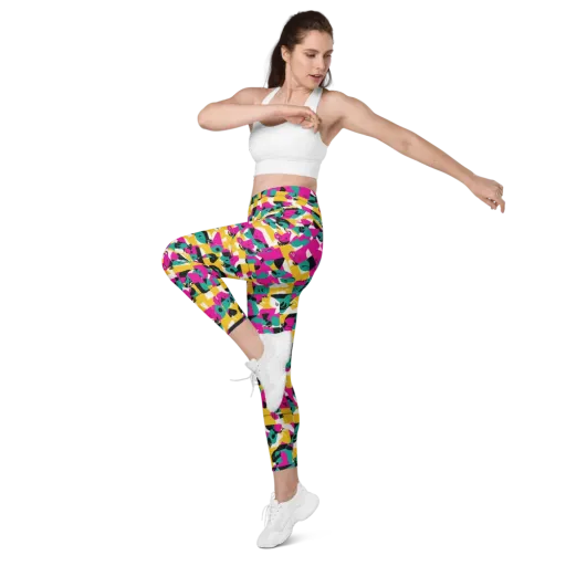 Parrot Parade on a Leggings with Pockets