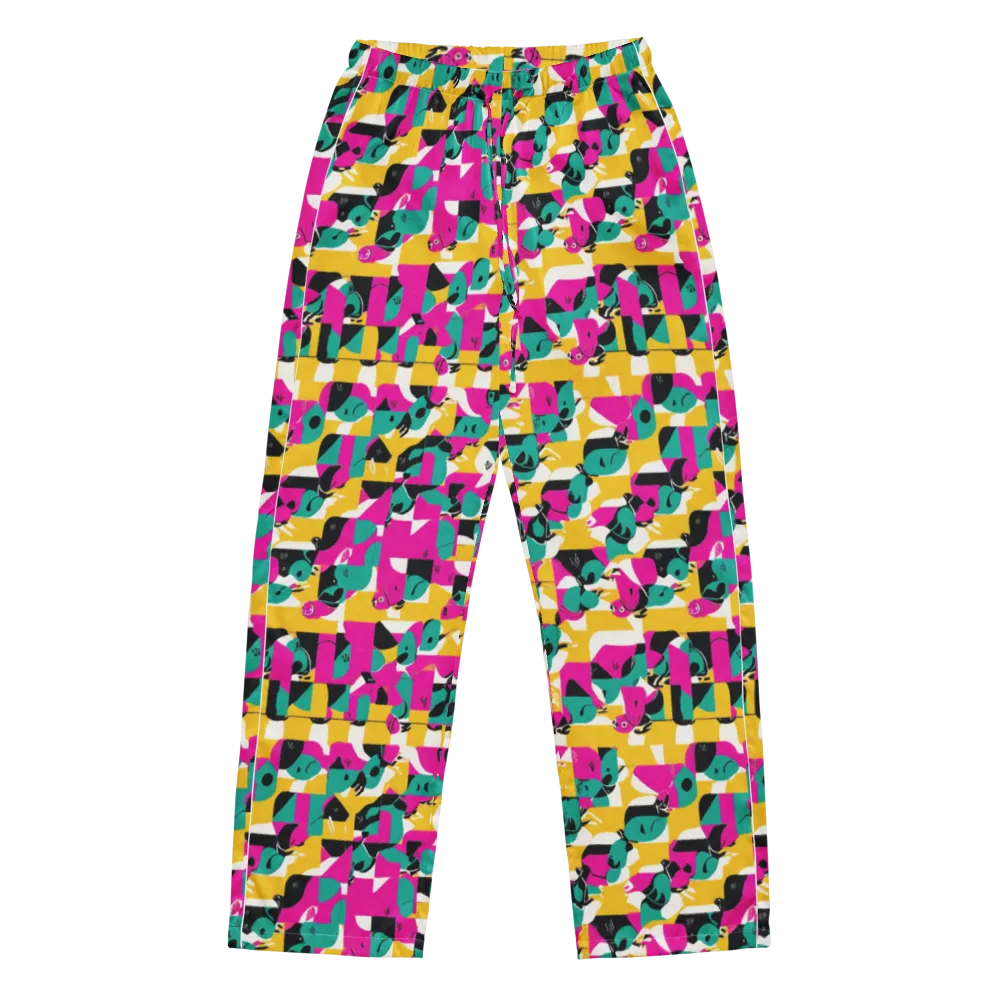Parrot Parade on Women's Pajama Pants — Front