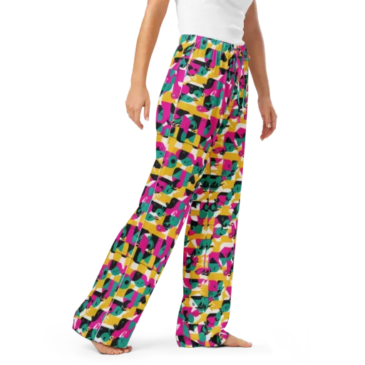 Parrot Parade on a Women's Pajama Pants