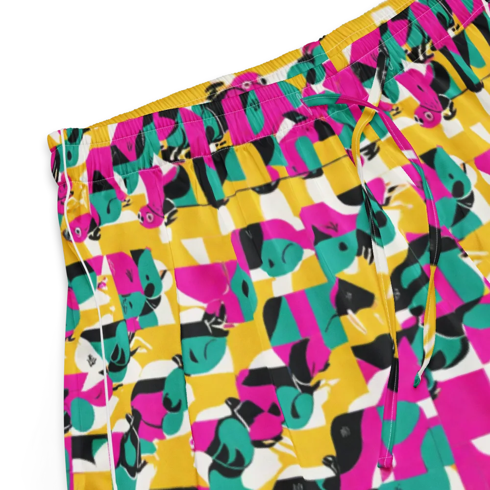Parrot Parade on Women's Pajama Shorts — Product details