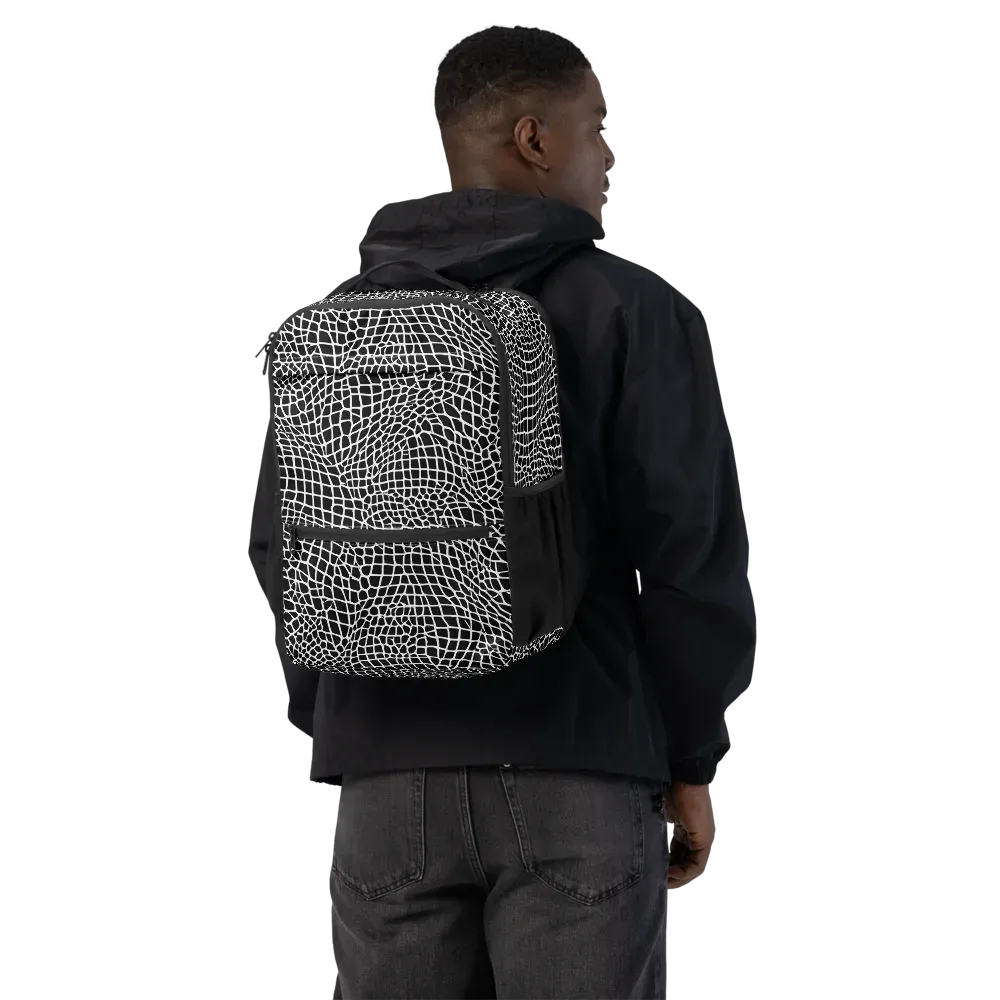 Obsidian Web on Utility Backpack — Back