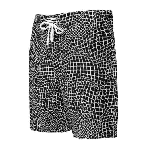 Obsidian Web on a Men's Board Shorts