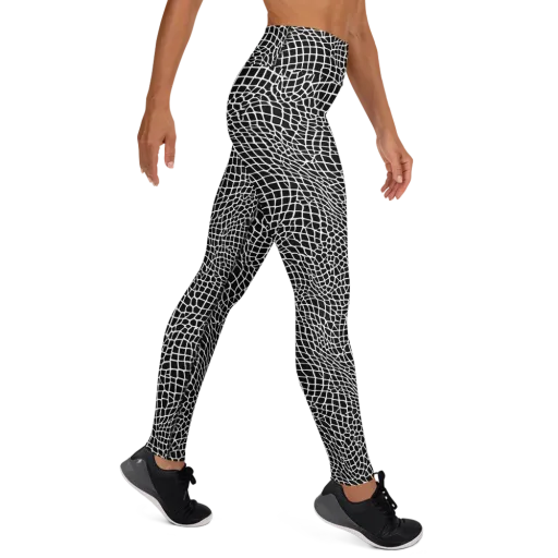 Obsidian Web on a Yoga Leggings