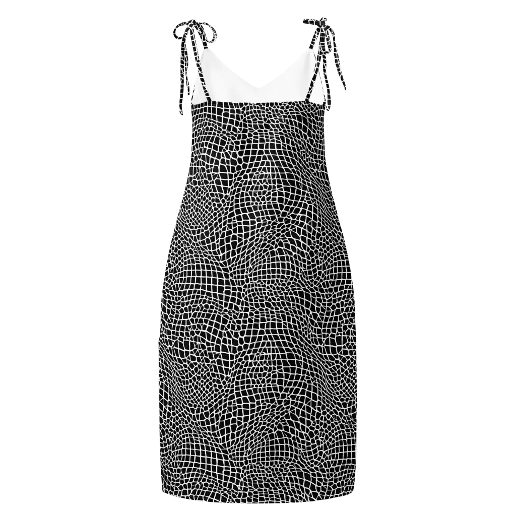 Obsidian Web on Slip Dress — Back