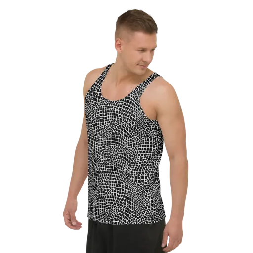 Obsidian Web on a Men's Tank Top