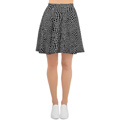 Obsidian Web on a Skater Skirt