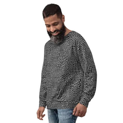 Obsidian Web on a Sweatshirt