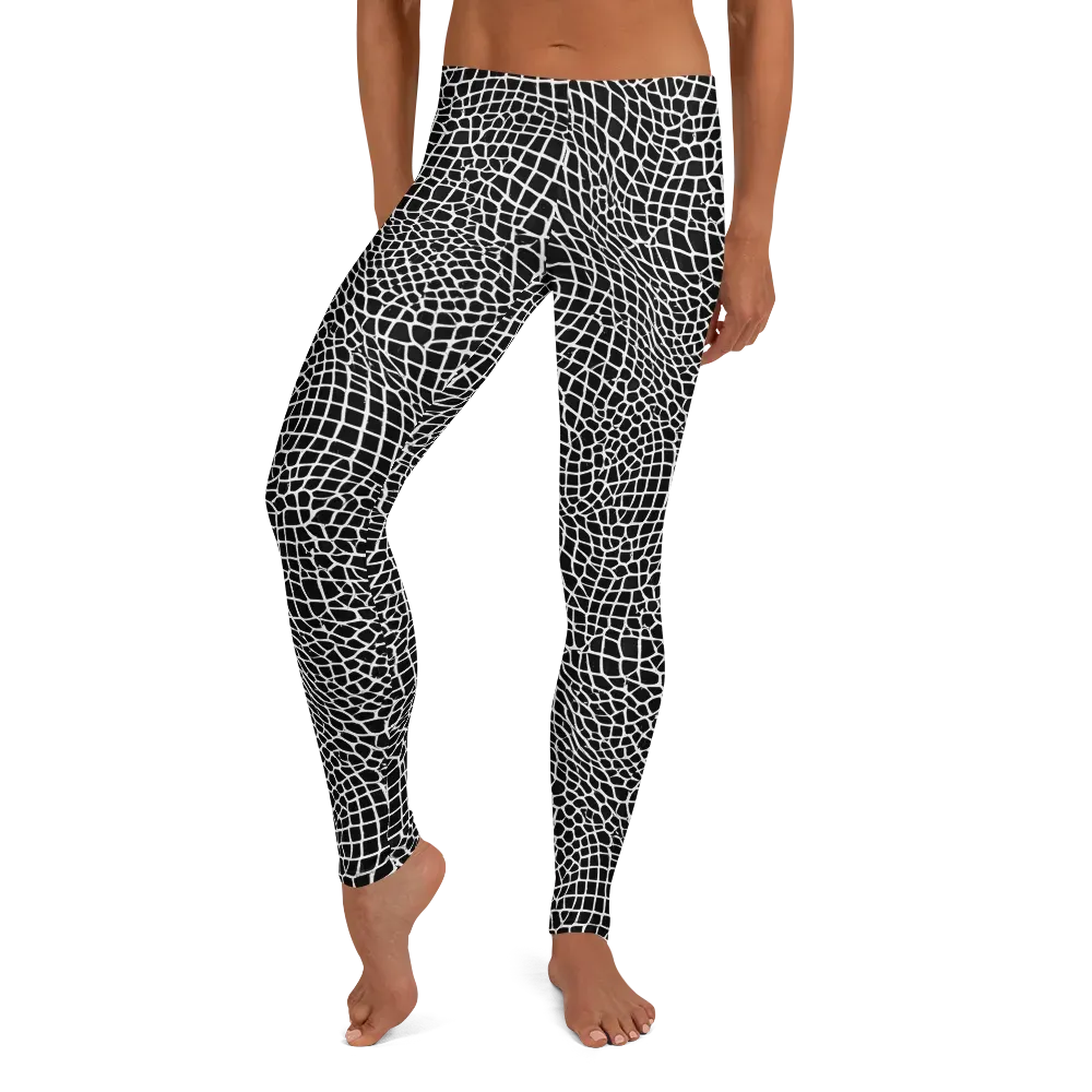 Obsidian Web on Leggings — Front