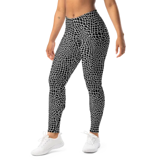 Obsidian Web on a Leggings