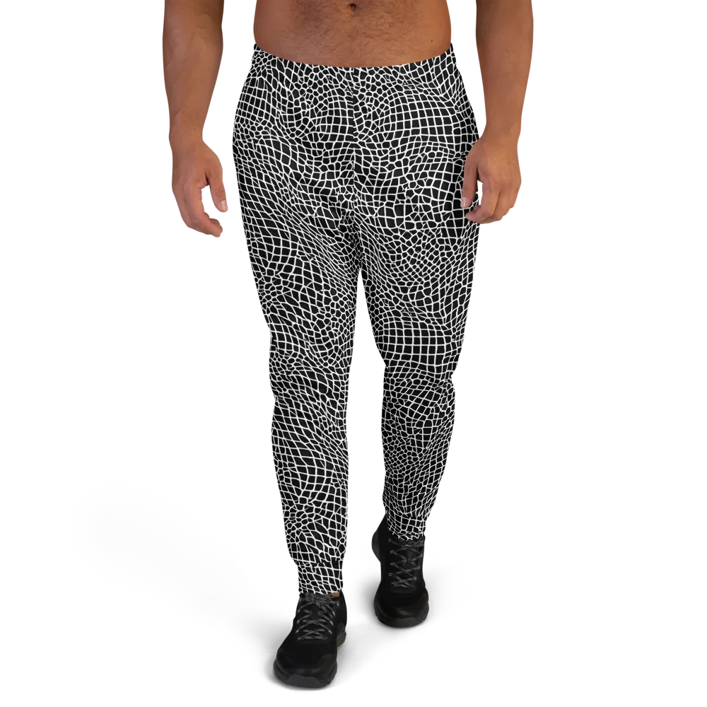 Obsidian Web on Men's Joggers — Front