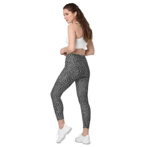Obsidian Web on a Leggings with Pockets