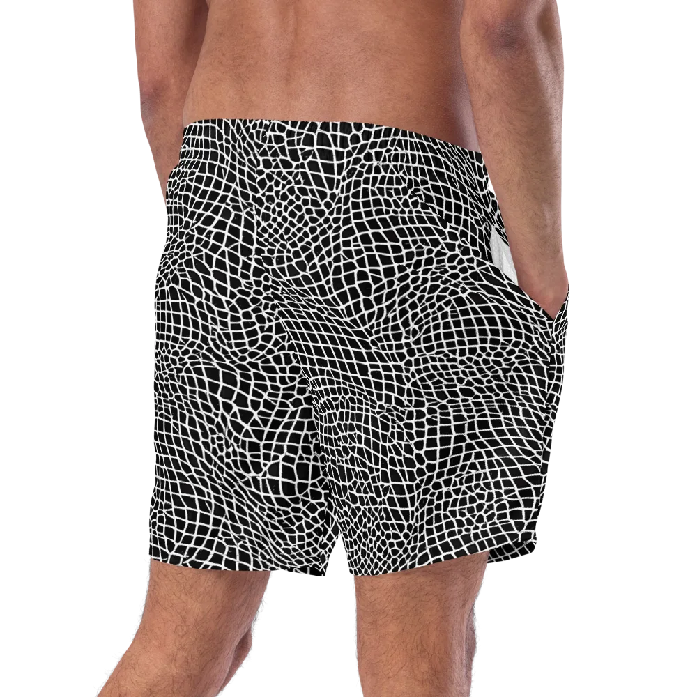 Obsidian Web on Swim Trunks — Right Back