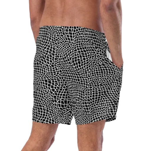 Obsidian Web on a Swim Trunks