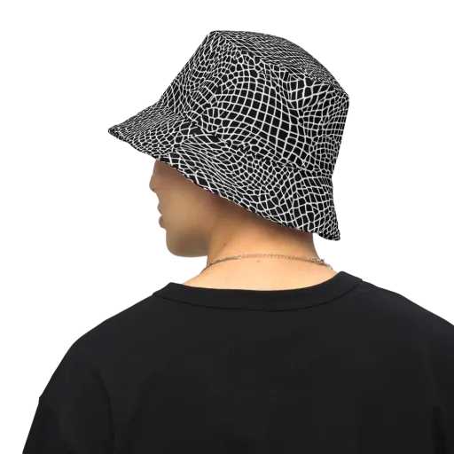 Obsidian Web on a Reversible Bucket Hat