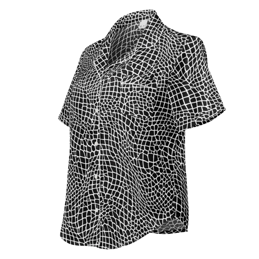 Obsidian Web on Women's Short Sleeve Pajama Top — Left Front