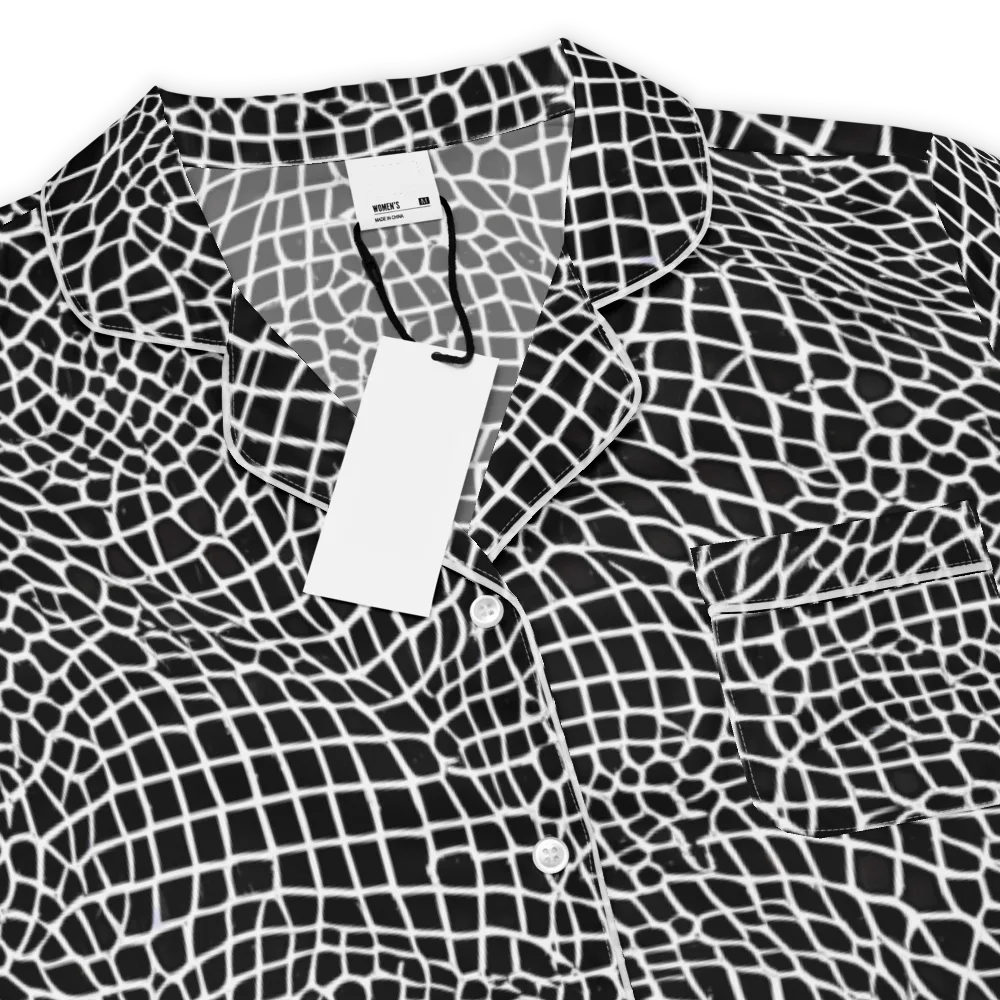 Obsidian Web on Women's Short Sleeve Pajama Top — Product details