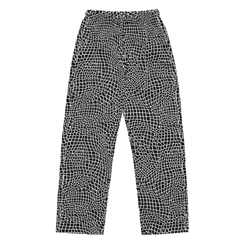 Obsidian Web on Women's Pajama Pants — Front