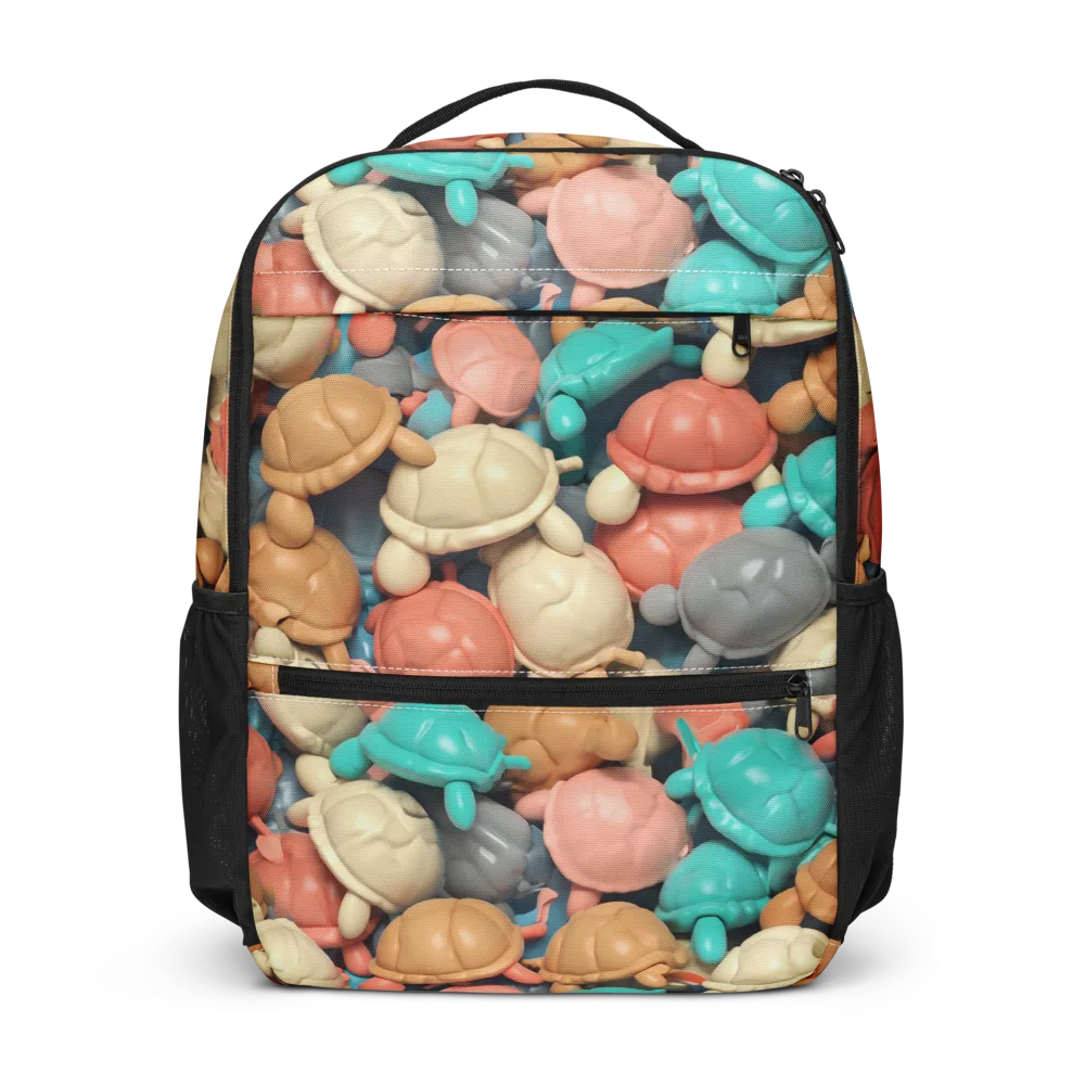 Turtle Taffy on Utility Backpack — Front