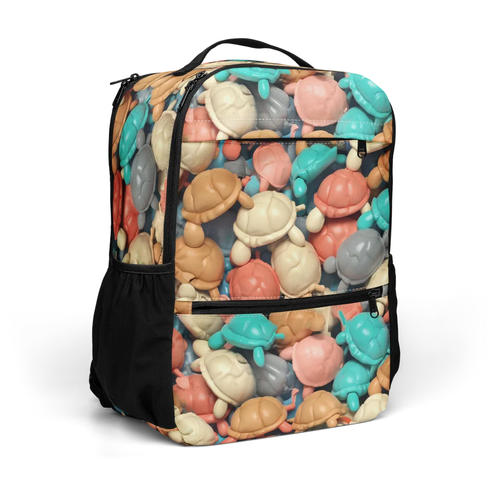 Turtle Taffy on Utility Backpack — Right Front