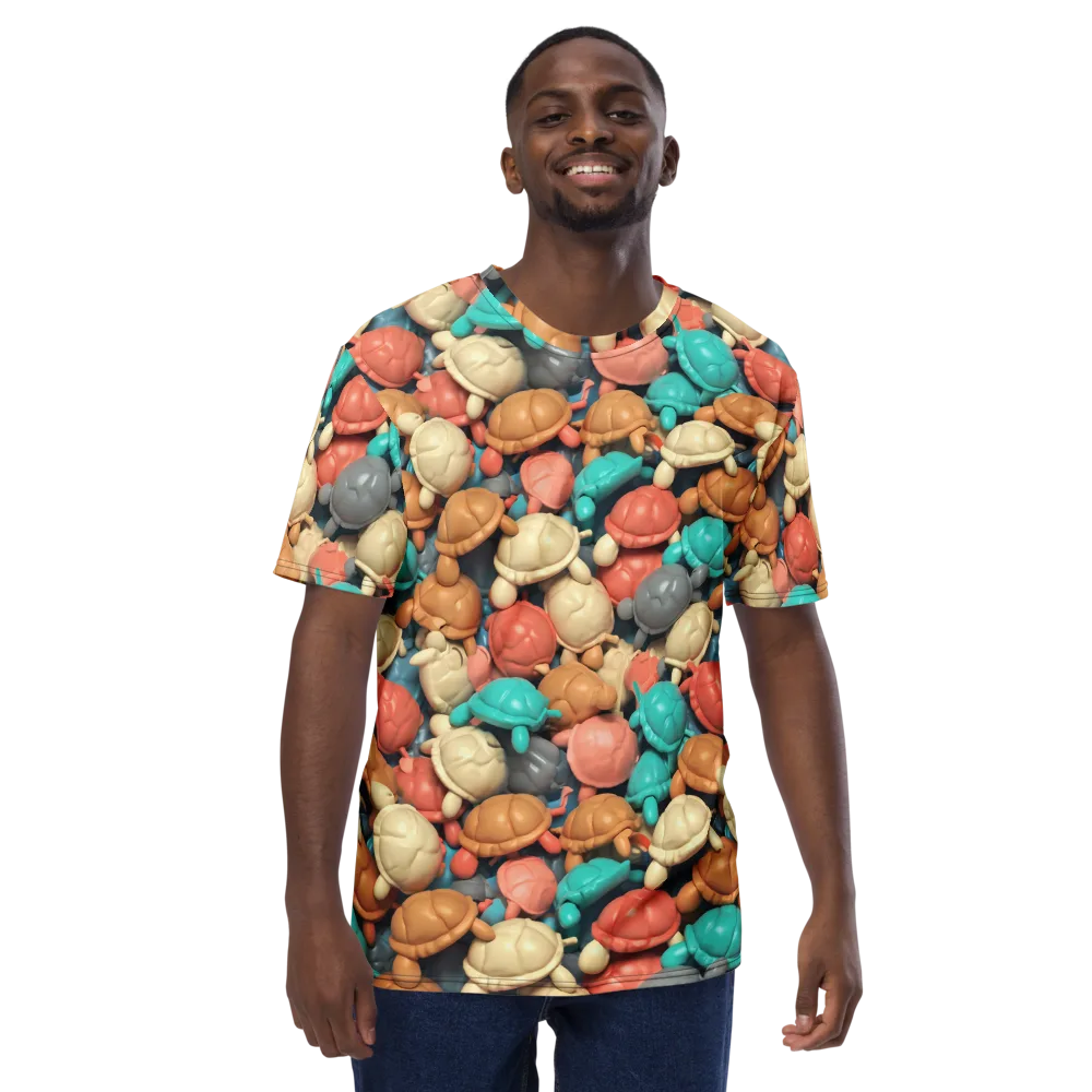 Turtle Taffy on Men's Crew Neck T-Shirt — Front