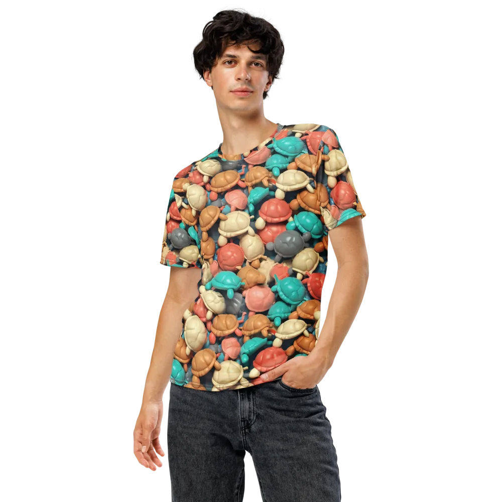 Turtle Taffy on Men's Crew Neck T-Shirt — Front