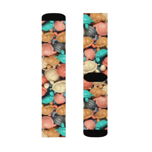 Turtle Taffy on a Socks