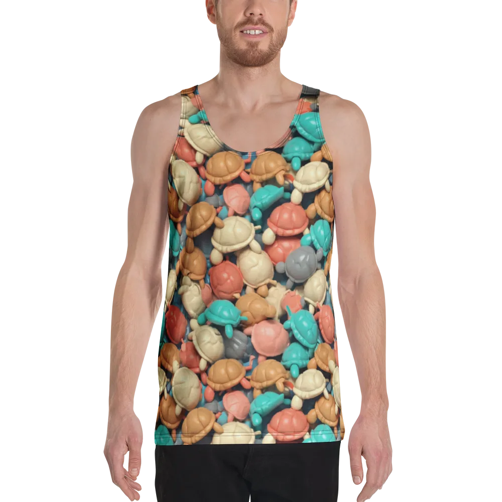 Turtle Taffy on Men's Tank Top — Front