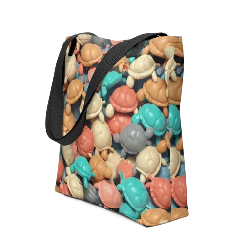 Turtle Taffy on a Tote Bag