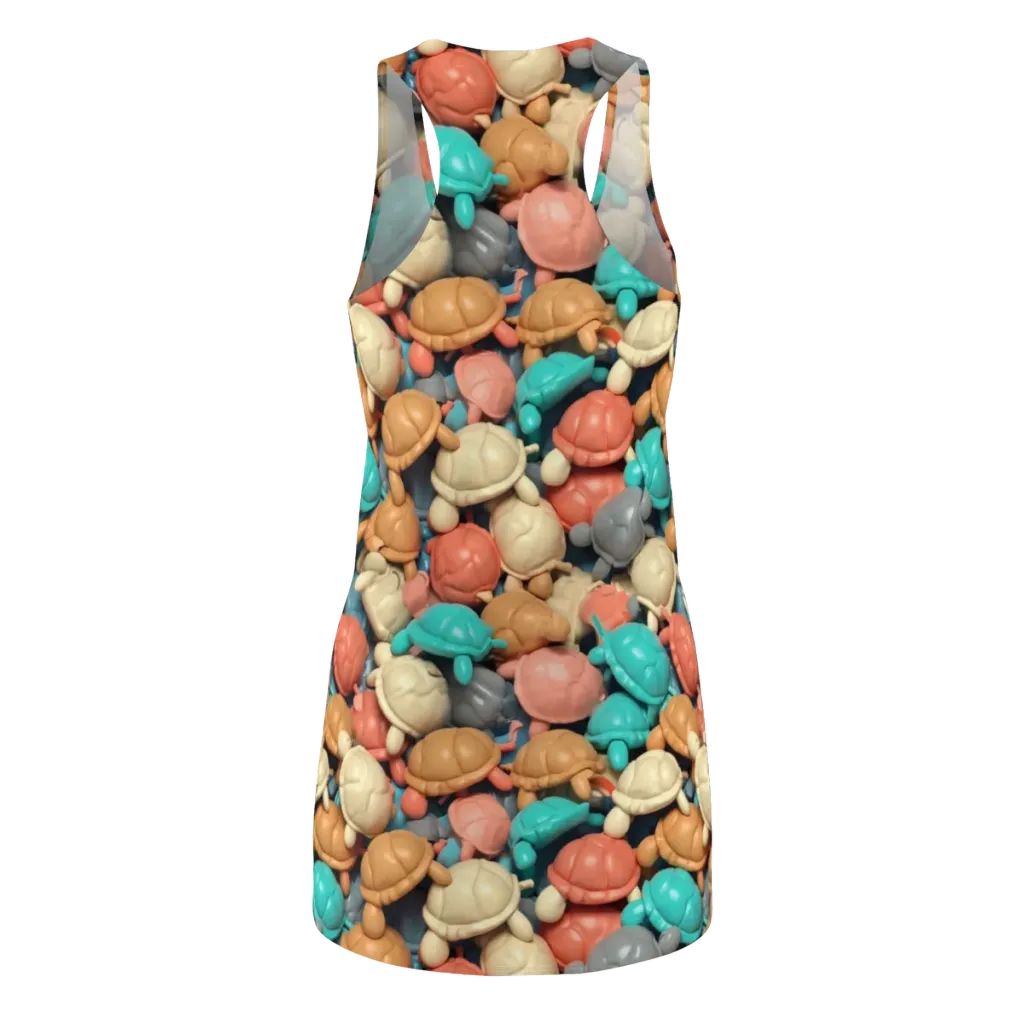 Turtle Taffy on Racerback Dress — Back