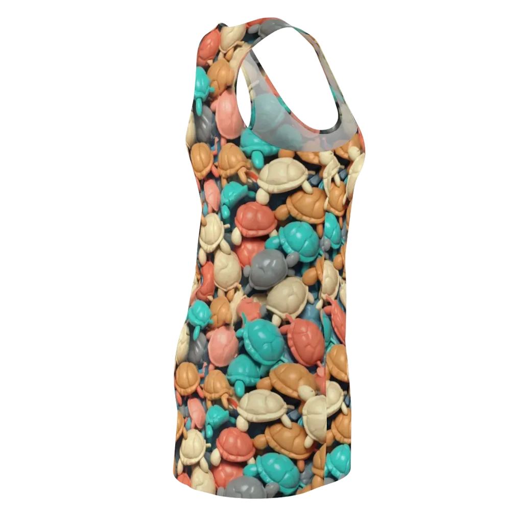 Turtle Taffy on Racerback Dress — Back Side