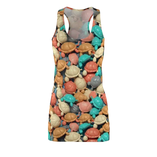 Turtle Taffy on a Racerback Dress